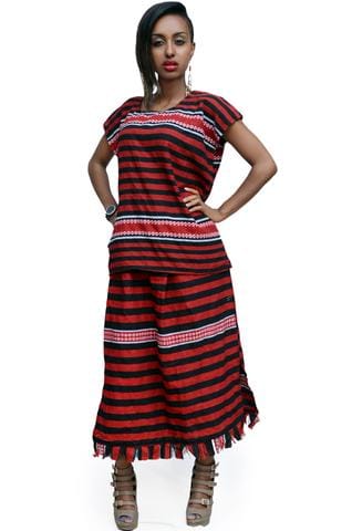 Hadiya Ethiopia: Hadiya traditional women's dress modeled
