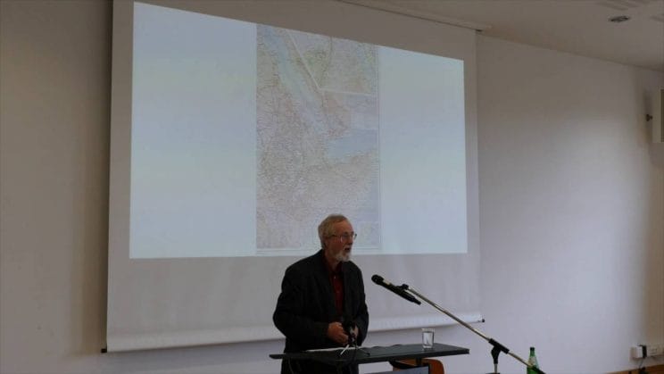 Ulrich Braukämper Giving Lecture