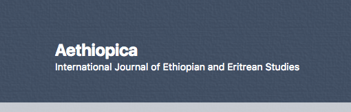 Aethiopica International Journal of Ethiopian and Eritrean Studies
