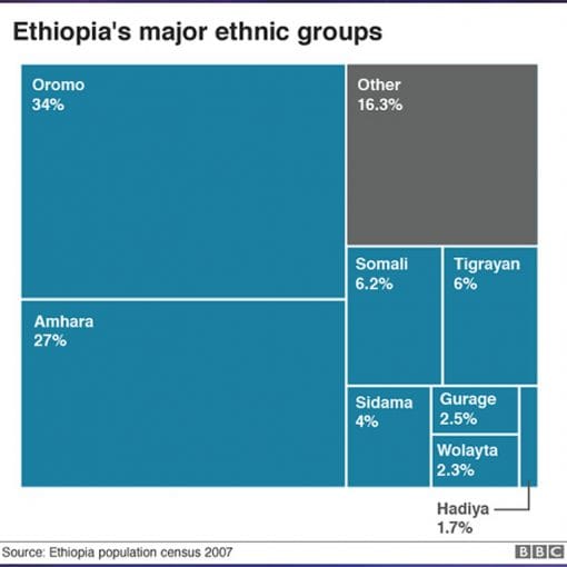 Major Ethnic Groups in Ethiopia