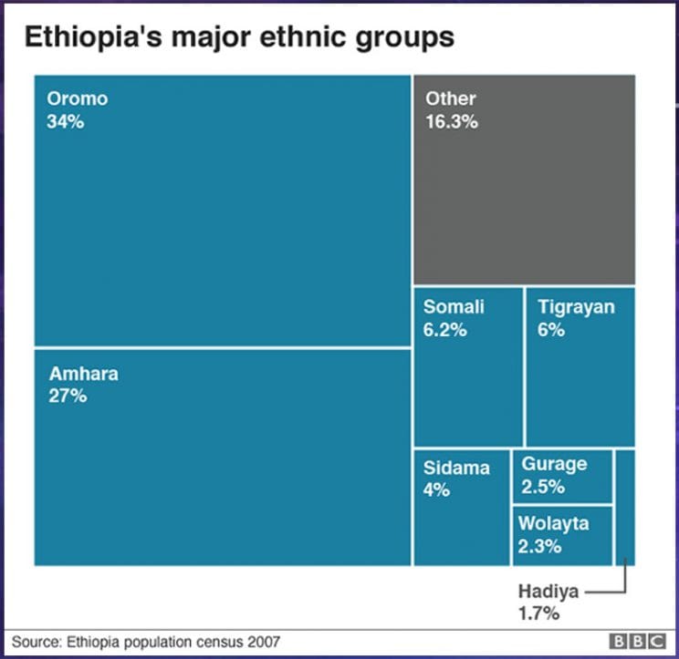 Major Ethnic Groups in Ethiopia