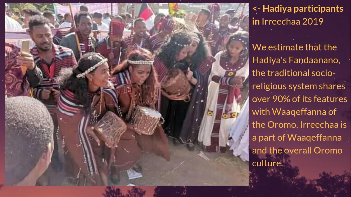 Hadiya Participants in Erreechaa 2019